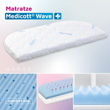 babybay Beistellbett Matratze MediTex Wave - passend für Comfort & Boxspring