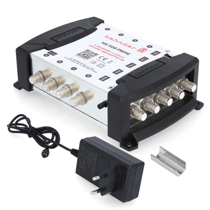 ZEHNDER 5/8 Multischalter für Quattro & Quad LNB 1x SAT / 8 Teilnehmer