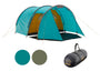 Grand Canyon Robson Tunnelzelt – 4 Personen, Blue Grass: Blaugrünes Tunnelzelt. Schutz & Schlafplatz fürs Outdoor-Camping.