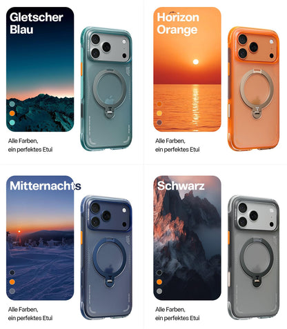 TORRAS Ostand Q3 Air Handyhülle - iPhone 17 Pro Max Mitternachts