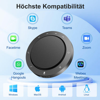 N newline NewPie 31 Konferenzlautsprecher mit Mikrofon und Bluetooth