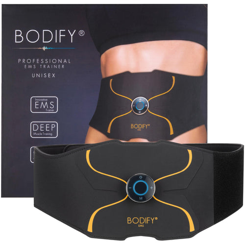 Bodify EMS Bauchtrainer Pro – Elektrischer Bauchmuskeltrainer für Frauen und Männer