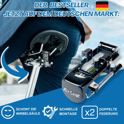 Air Seat Sattelfederung Fahrrad Sattelstütze gefedert - M