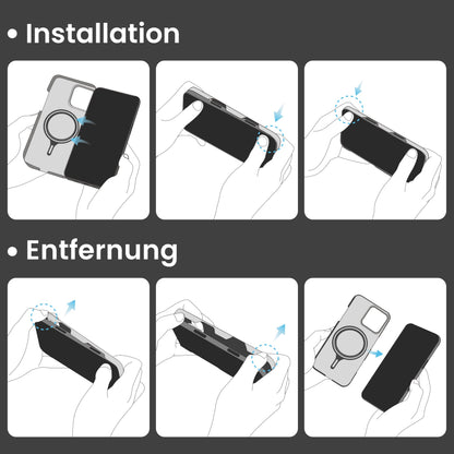 pitaka iPhone 16 Pro Max Ultradünne Aramid Hülle - Grauschwarz