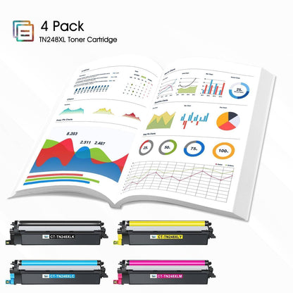 Kompatibler Toner TN-248XL für Brother MFC-L3760CDW CMYK