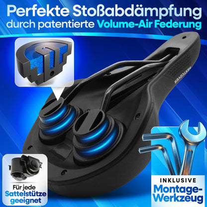 NEXTCOVER Fahrradsattel Memory-Foam 3.0, ergonomisch, Damen & Herren