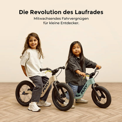 PUKY Next 12" Laufrad Sand/Black mit Bremse für 2–6 Jahre