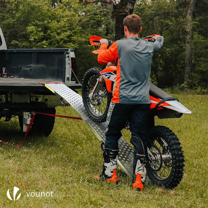 VOUNOT Faltbare Auffahrrampen Laderampen - 2 Stk. 800 kg