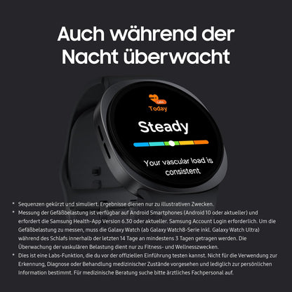 Samsung Galaxy Watch8 Smartwatch 40 mm Bluetooth Silber