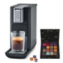 Tchibo Qbo Essential Kapselmaschine Dark Stone inkl. 16 Kapseln – kompakte Maschine für Espresso, Caffè und Caffè Grande