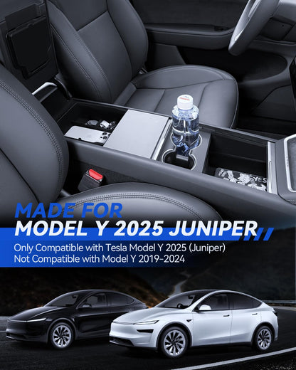LANTU Tesla Model Y Juniper Mittelkonsole Organizer Set - 5 Pcs Beflockung