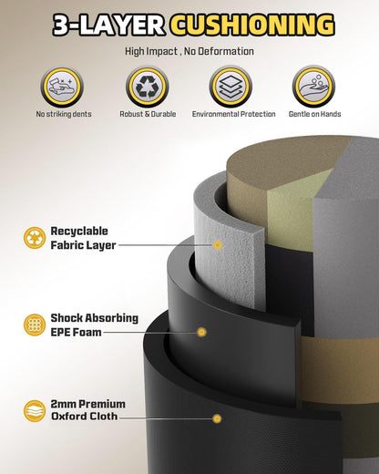 ASBRAVO Boxsack 4ft ungefüllt Trainingsset – Schwarz