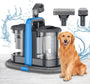 Tdyon 503AC Polsterreiniger & Teppichreiniger Waschsauger, Blau – tragbares Reinigungsgerät mit Schlauch und Bürste