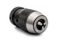BAER Schnellspannbohrfutter 0.2-16mm - UNF 1/2 x 20 Gewinde. Zylindrisches, silbernes Metallfutter zum schnellen Spannen von Bohrern 0.2-16mm.