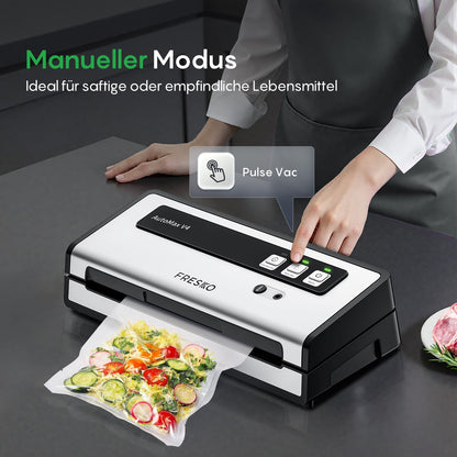 FRESKO Automax V4 Vakuumiergerät – Automatisch & Doppelte Heisssiegelung