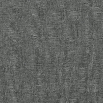 vidaXL Polsterbett Doppelbett Dunkelgrau 120x200cm Stoff