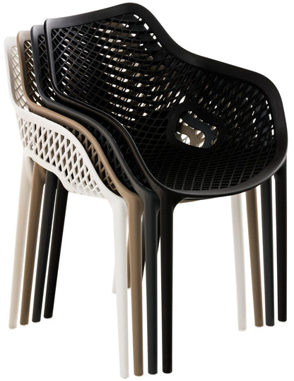 CLP Stuhl Air XL Stapelbarer Terrassenstuhl Schlamm