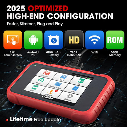 LAUNCH CRP129E Kfz Diagnosegerät – 4 Systeme, 5 Funktionen
