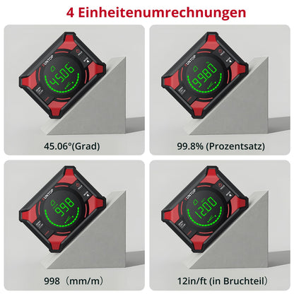 XUNTOP DL905 Digitaler Winkelmesser 3-in-1 mit Laser und LED-Display