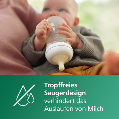 Philips AVENT Natural Response Glas Babyflaschen Geschenkset Neugeborene