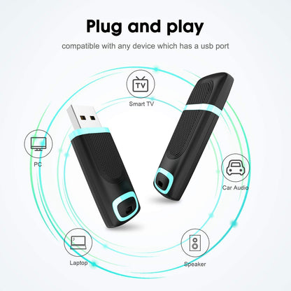 Vansuny USB Stick 3.0 256 GB Speicherstick mit LED-Anzeige, Cyan
