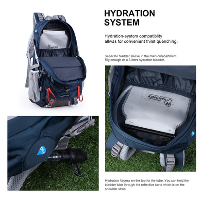 Mountaintop Wanderrucksack 40L Trekkingrucksack mit Regenhülle