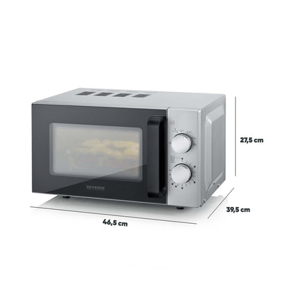 SEVERIN MW 9184 Solo Mikrowelle – Glasboden 20L Schwarz