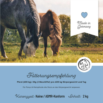 Annimally Zink Pellets für Pferde mit Schwarzkümmel, 2 kg