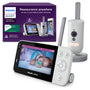 Philips AVENT Connected Babyphone SCD951/26 mit HD-Kamera und WLAN, Elterneinheit mit Display und Babyeinheit mit Kamera
