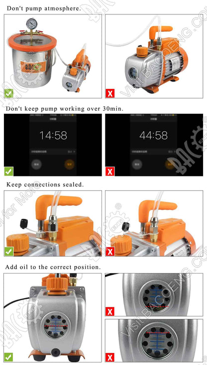 BACOENG Vakuumkammer Set 19L mit Vakuumpumpe 85L/Min