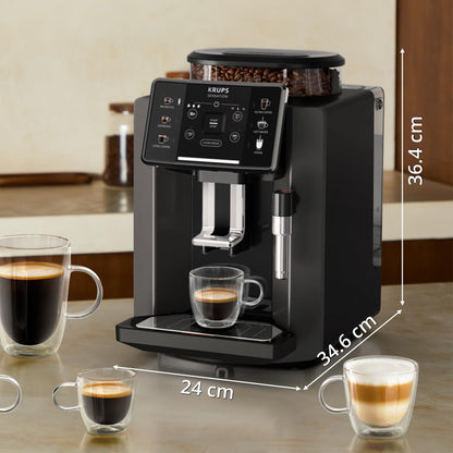 Krups Sensation EA910810 Kaffeemaschine Vollautomat – Schwarz