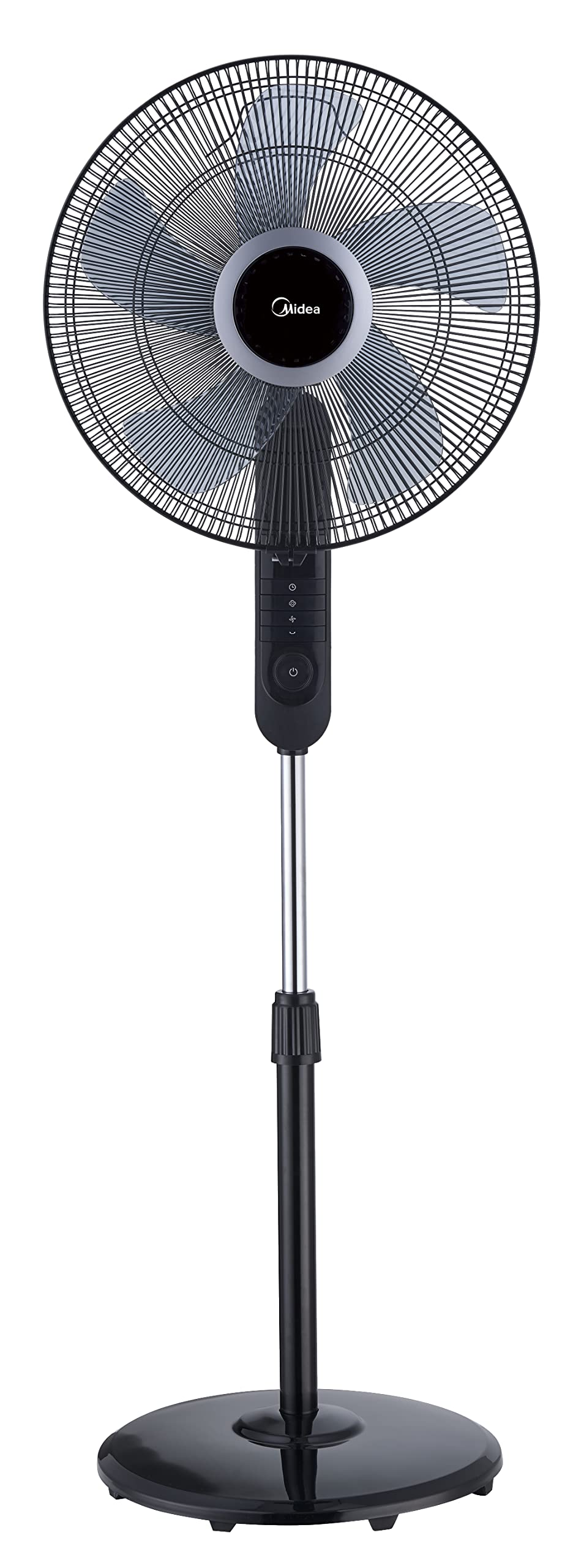 Midea FS40-15FR Standventilator - Leise mit Fernbedienung. Weißer, schlanker Standventilator zur optimalen Raumkühlung.