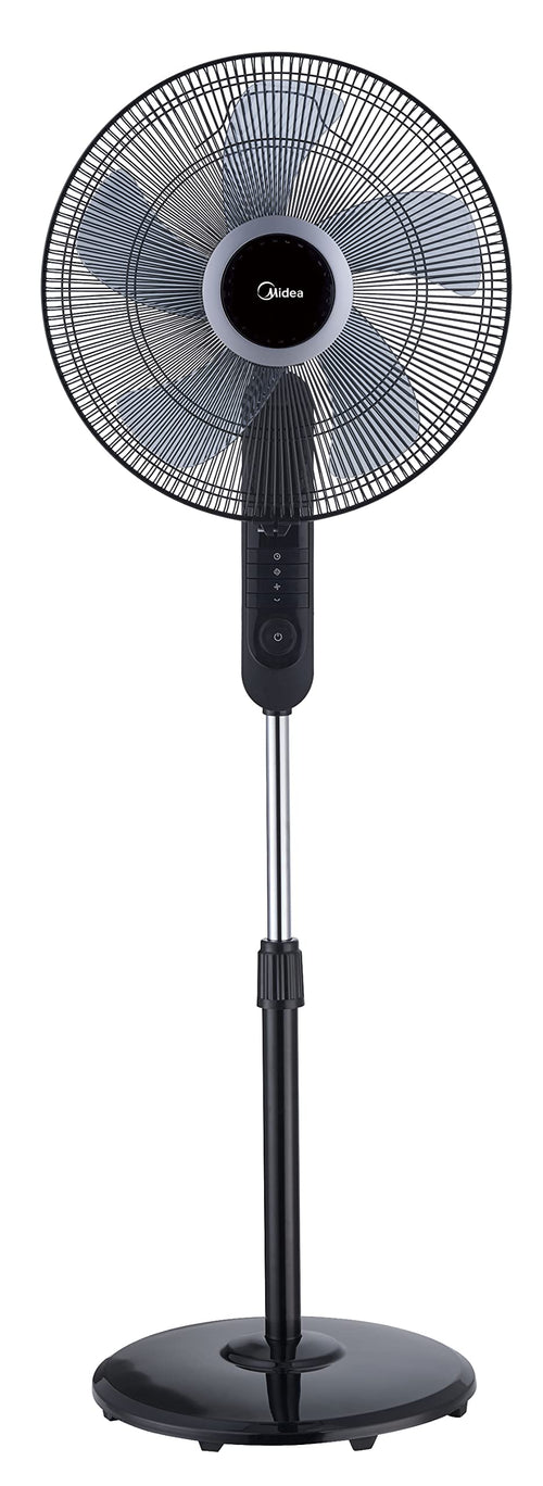 Midea FS40-15FR Standventilator - Leise mit Fernbedienung. Weißer, schlanker Standventilator zur optimalen Raumkühlung.