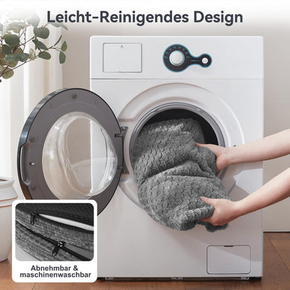 Pawk Orthopädisches Hundebett Memory Foam 122x89 cm wasserdicht