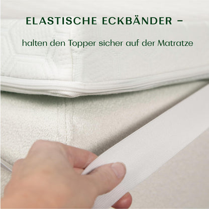 Wendre Topper Bezug 180x200 cm, 3-seitiger Reissverschluss, waschbar