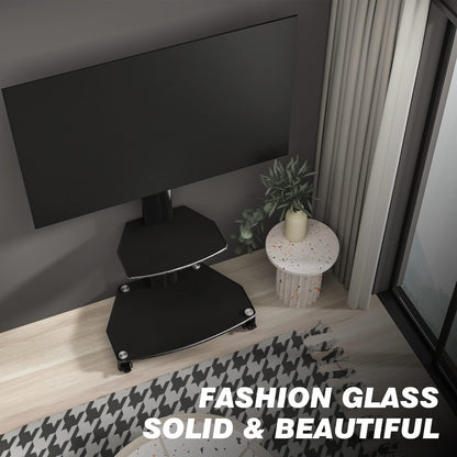 RFIVER TV Ständer Rollbar 27-70" - TV Wagen mit Rollen
