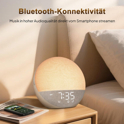 Hiromeco H03 Tageslichtwecker mit Bluetooth und RGB Nachtlicht
