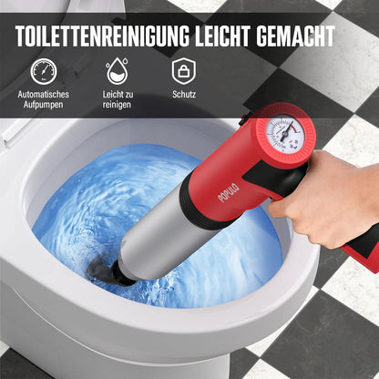 POPULO Power Plunger Elektrischer Hochdruck-Abflussreiniger Pömpel