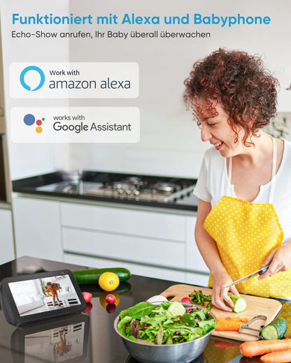 litokam Little elf Überwachungskamera Babyphone - 2K WLAN 2 Stück