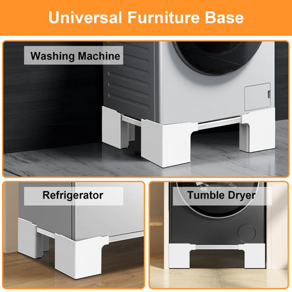 NIUXX Universal-Waschmaschinenbasis – Verstellbar 46-69cm, 16.1cm Hoch