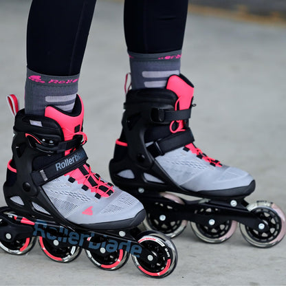 Rollerblade Macroblade 90 Inlineskates - Grau/Pink