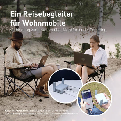 GL.iNet GL-MT3000 Beryl AX – Mobiler WiFi 6 Reise-Router