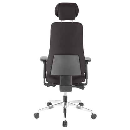 hjh OFFICE PRO-TEC 400 Profi Bürostuhl Stoff Schwarz