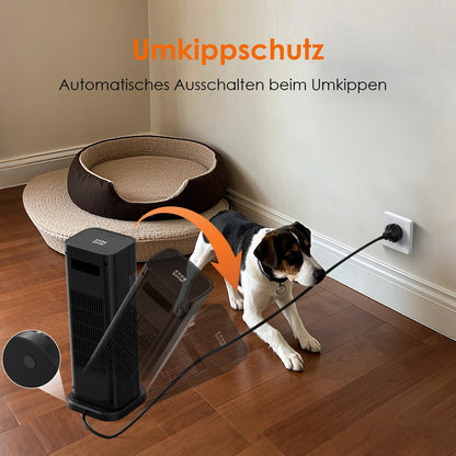 Minthouz S760 Keramik-Heizlüfter, 2000W PTC mit Thermostat