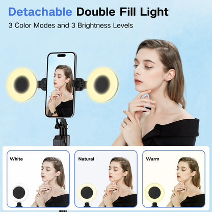 YUANRAN ES-B180S Handy Stativ mit Face Tracking, 180 cm, Licht