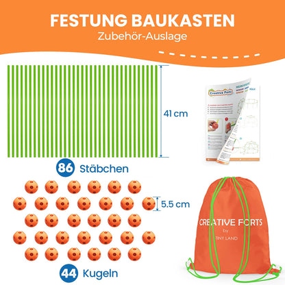 Tiny Land Höhlen-Baukasten 130-teilig Konstruktionsspielzeug