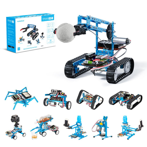 Makeblock mBot Ultimate Programmierbarer Roboter Baukasten - 10-in-1. Modularer Baukasten für Robotik und Programmierung.