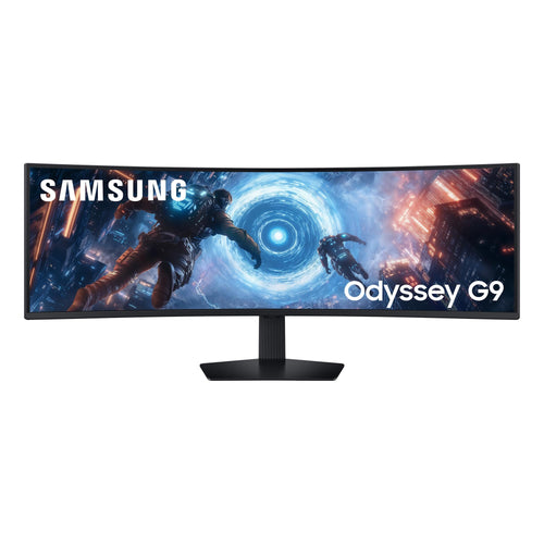 Samsung Odyssey Ark G91F Curved Gaming Monitor 49 Zoll Schwarz. Geeignet für immersives Gaming dank gekrümmter Bildschirmform.
