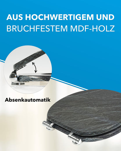 Xonic WC-Sitz MDF170 mit Absenkautomatik, Design-Toilettensitz