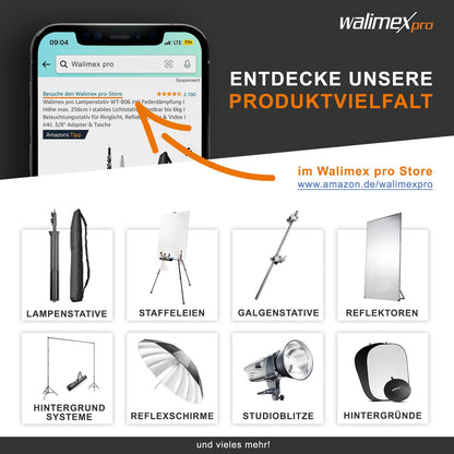 Walimex pro AIR Jumbo 730 Lampenstativ – 22.5 kg